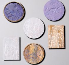 Handcrafted Earthen Wall Plate Set of 6